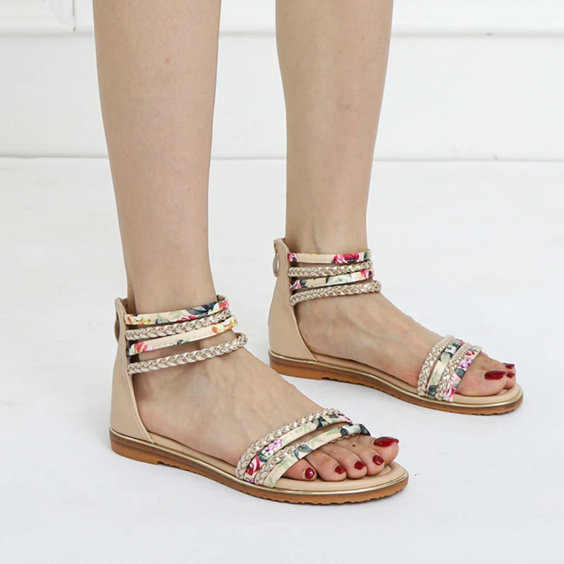 Alionly обувь в римском стиле новинка 2024 женские модные повседневные сандалии для