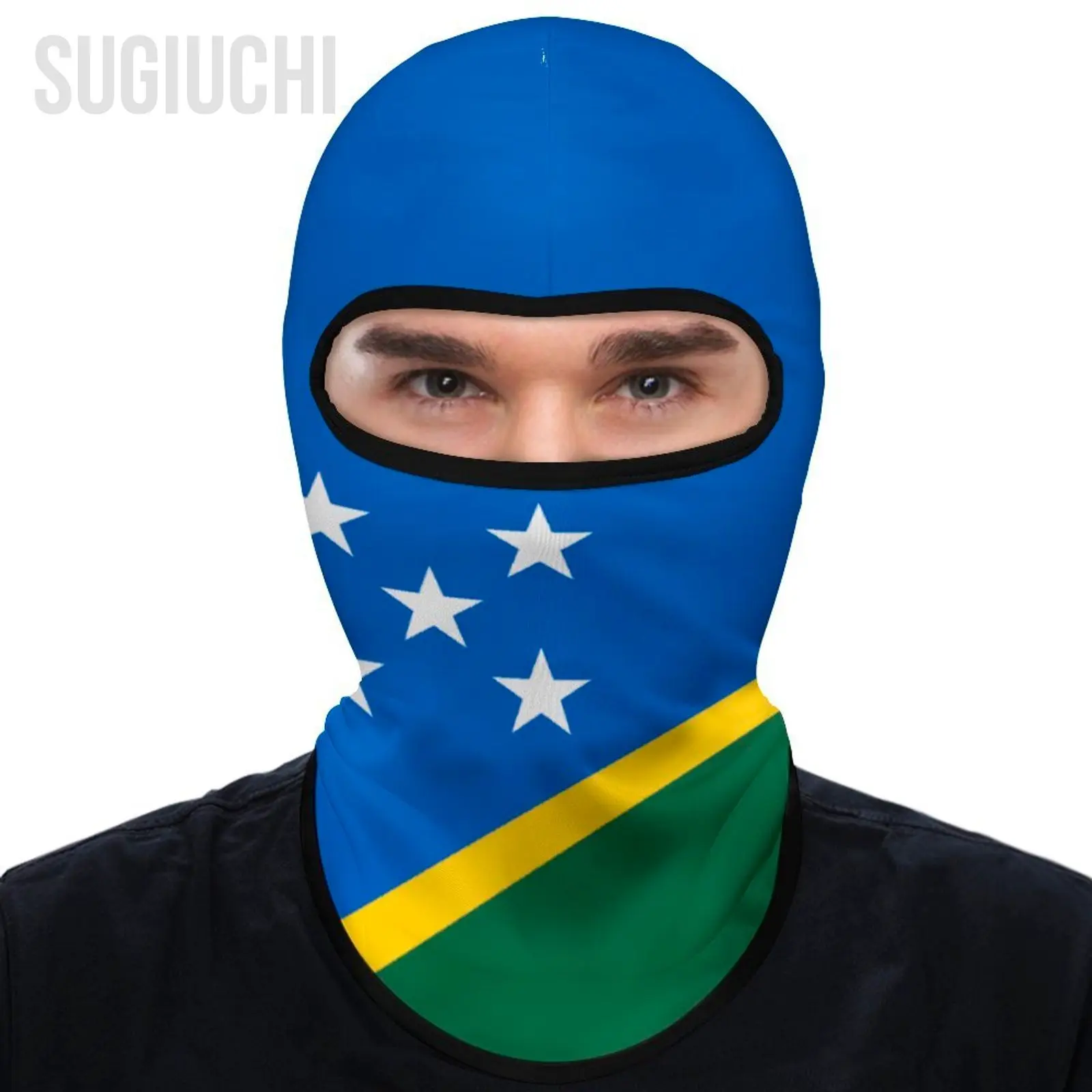 

Флаг Соломоновы острова, крутая маска для защиты от солнца, мотоциклетная маска для лица, велосипедная ветрозащитная велосипедная маска