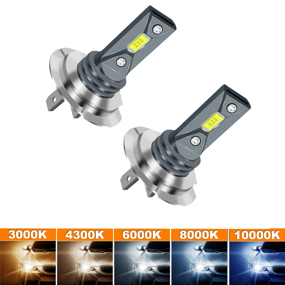 

2X H7 H11 Led CSP H16 H8 H9 HB3 9005 HB4 9006 Car Headlights Bulbs 80W 20000LM 3000K 6000K Auto Fog Lights Lamp