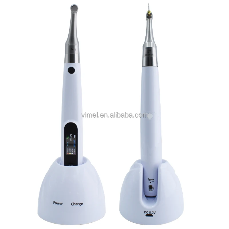 

Dental Wireless Endo Motor with Built In Apex Locator 16:1 Standard Contra Angle Endodontic Instrument