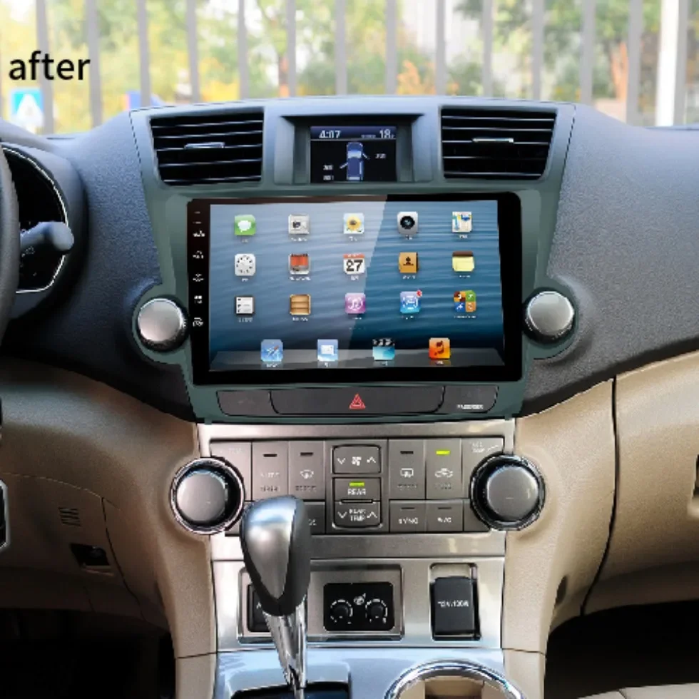 Автомобильный мультимедийный плеер 10 дюймов Android 2 Din радио GPS-навигация