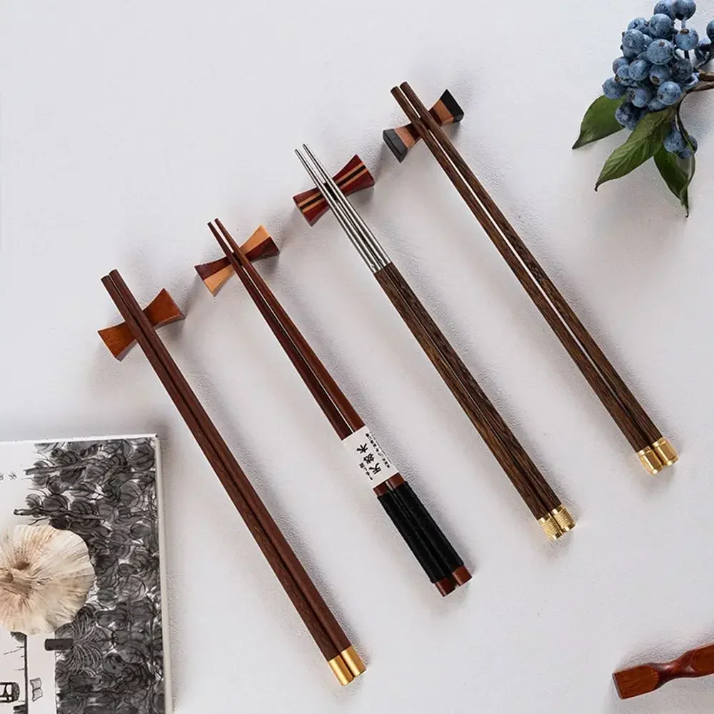 Креативный японский держатель для палочек еды деревянная подушка ложка вилка