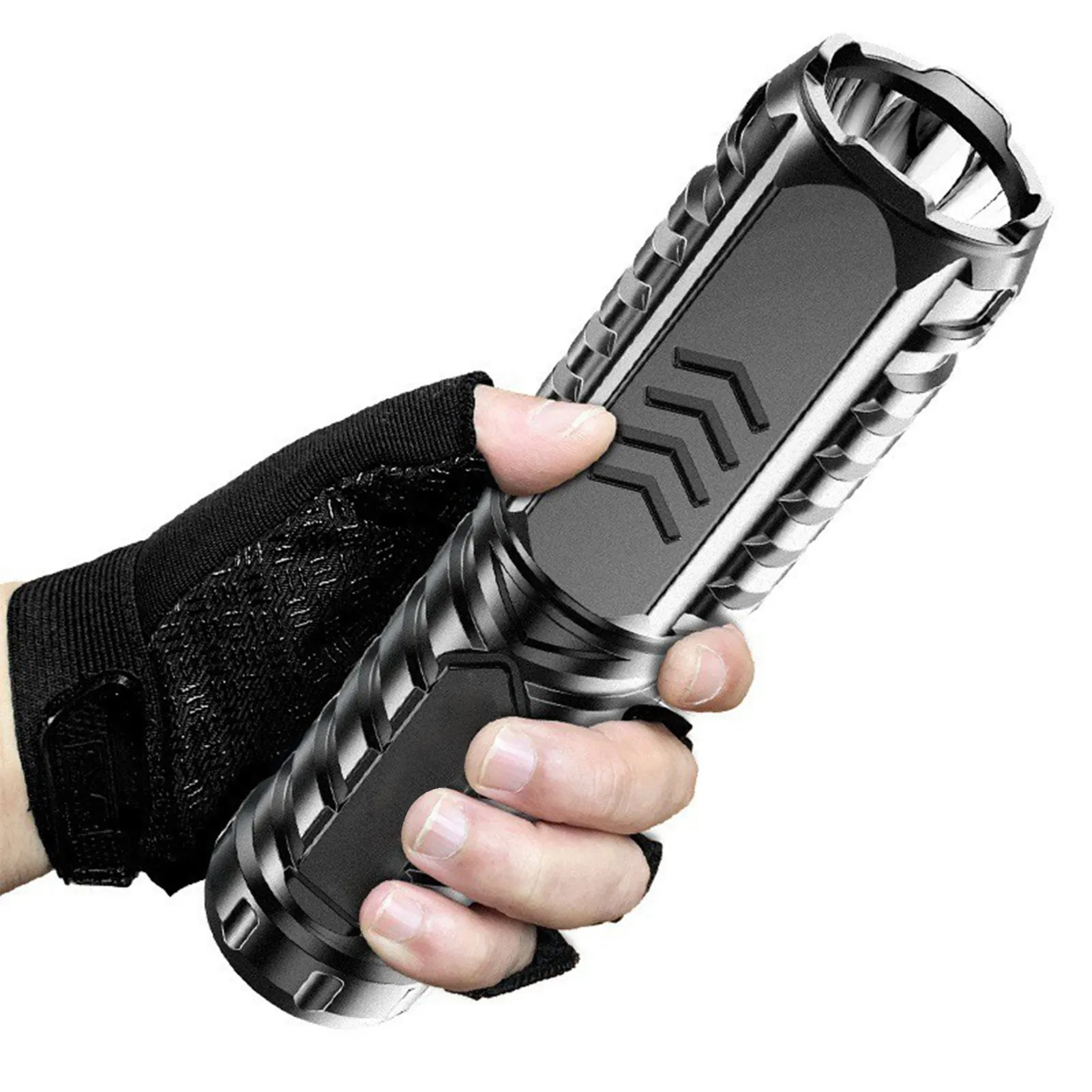 

Multifunctional Rechargeable Flashlight Powerful Emergency Flashlight for Fishing Walking and Camping