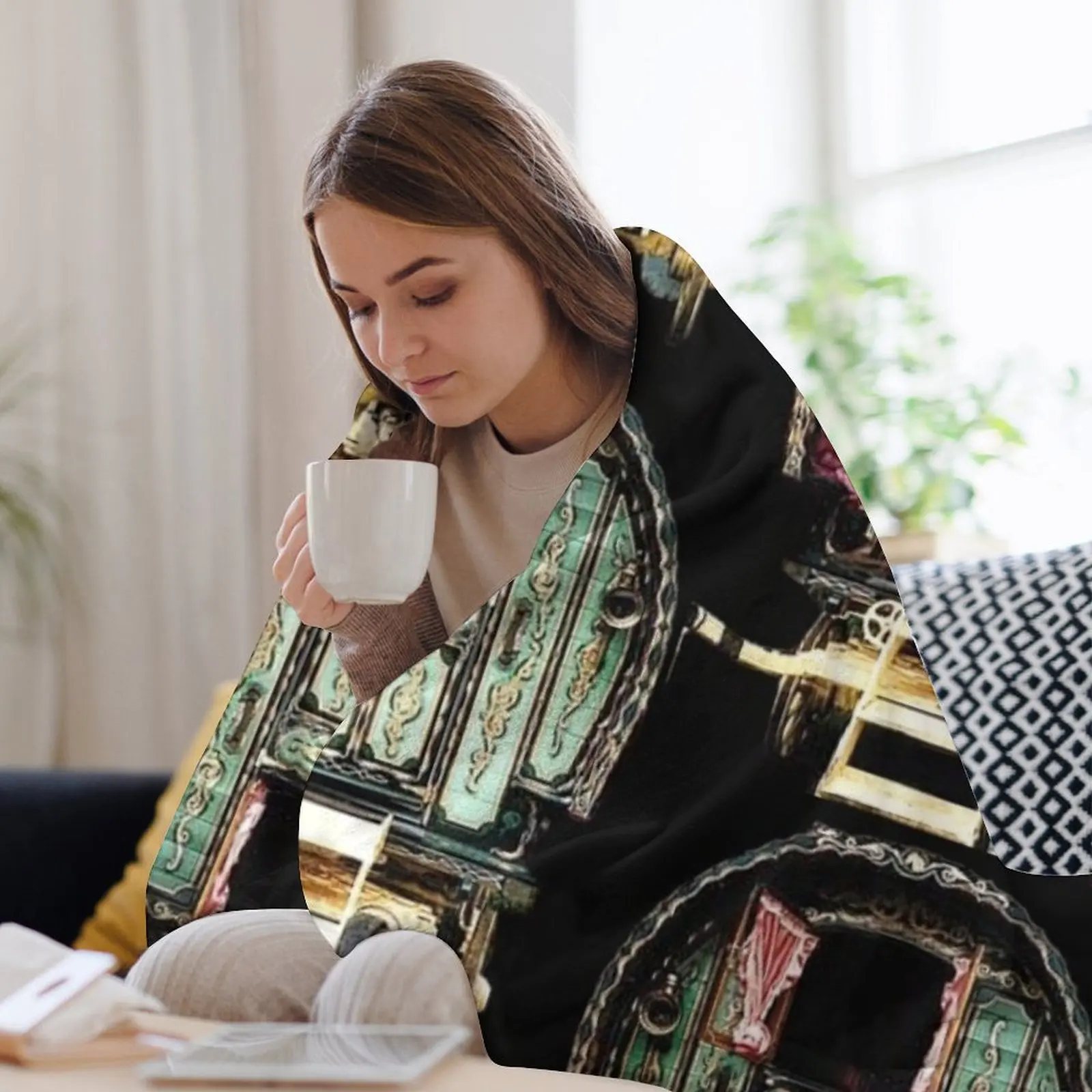 Vardo Gipsy Wagon Плед Туристический Мягкий Большой Диван Пледы