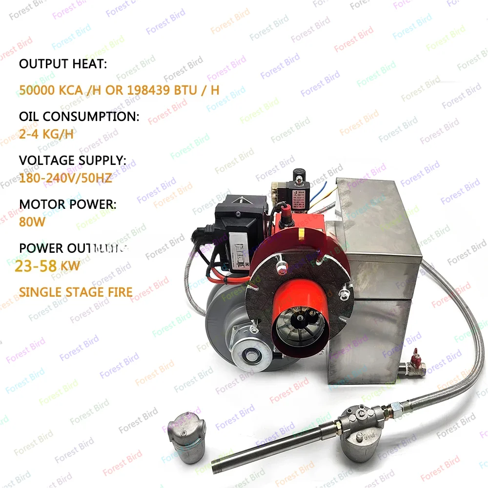 ~ 50000 kakao 100000 котел горелка для отработанного масла kcal машина сжигания тяжелых