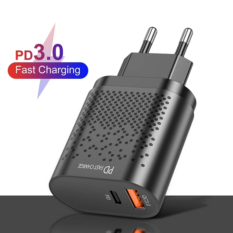 

Зарядное устройство сетевое с USB-портами и поддержкой быстрой зарядки, 65 Вт