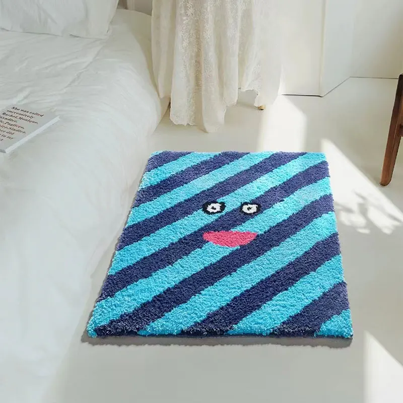 Милый мультяшный мягкий смешной коврик для ванной нескользящий быстро