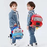 262410cm cool car plush backpacks 2 4 years old childrens backpack kindergarten schoolbag plush toys 10 car series model