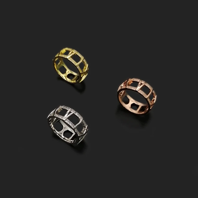 

Boutique Jewelry 925 Sterling Silver Simple Hollow T Ring Vintage for Woman Luxury New Holiday Gift Fashion Free Shipping