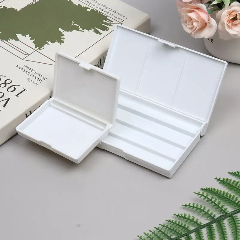 

1pcs Empty Palette Case 12/24Grid Watercolor Palette Empty Palette Painting Paint Tray for Acrylic Paint