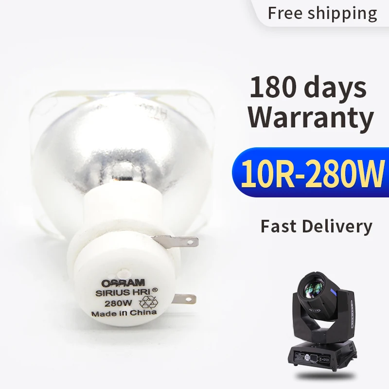 Free shipping hot New OSRAM SIRIUS HRI 280W RO Moving head beam light bulb and MSD Platinum 280W Osram 10R lamp