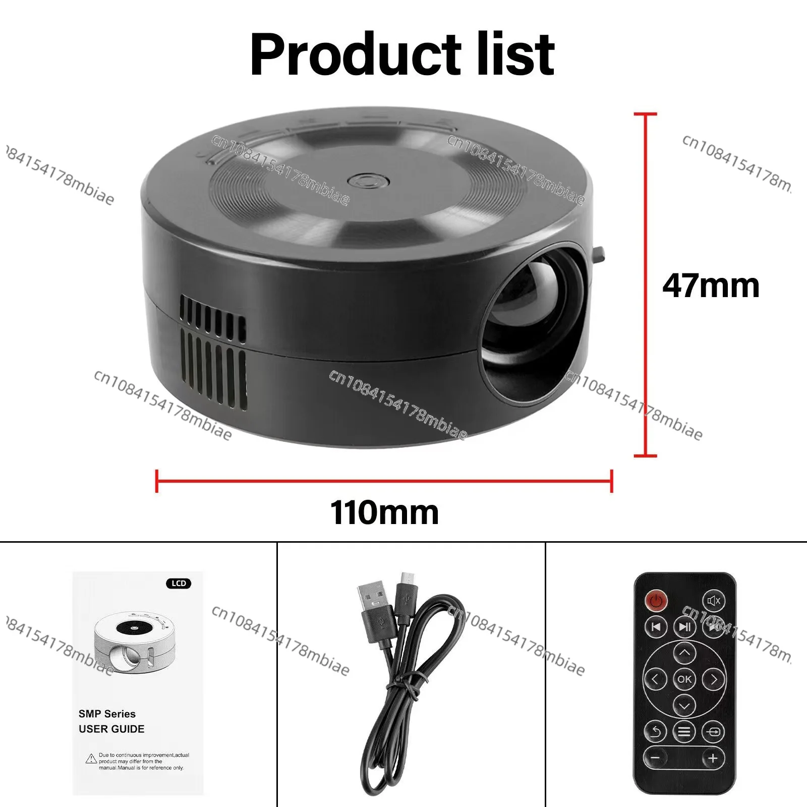 Домашний мини-проектор YT200 портативный проектор для маленьких детей