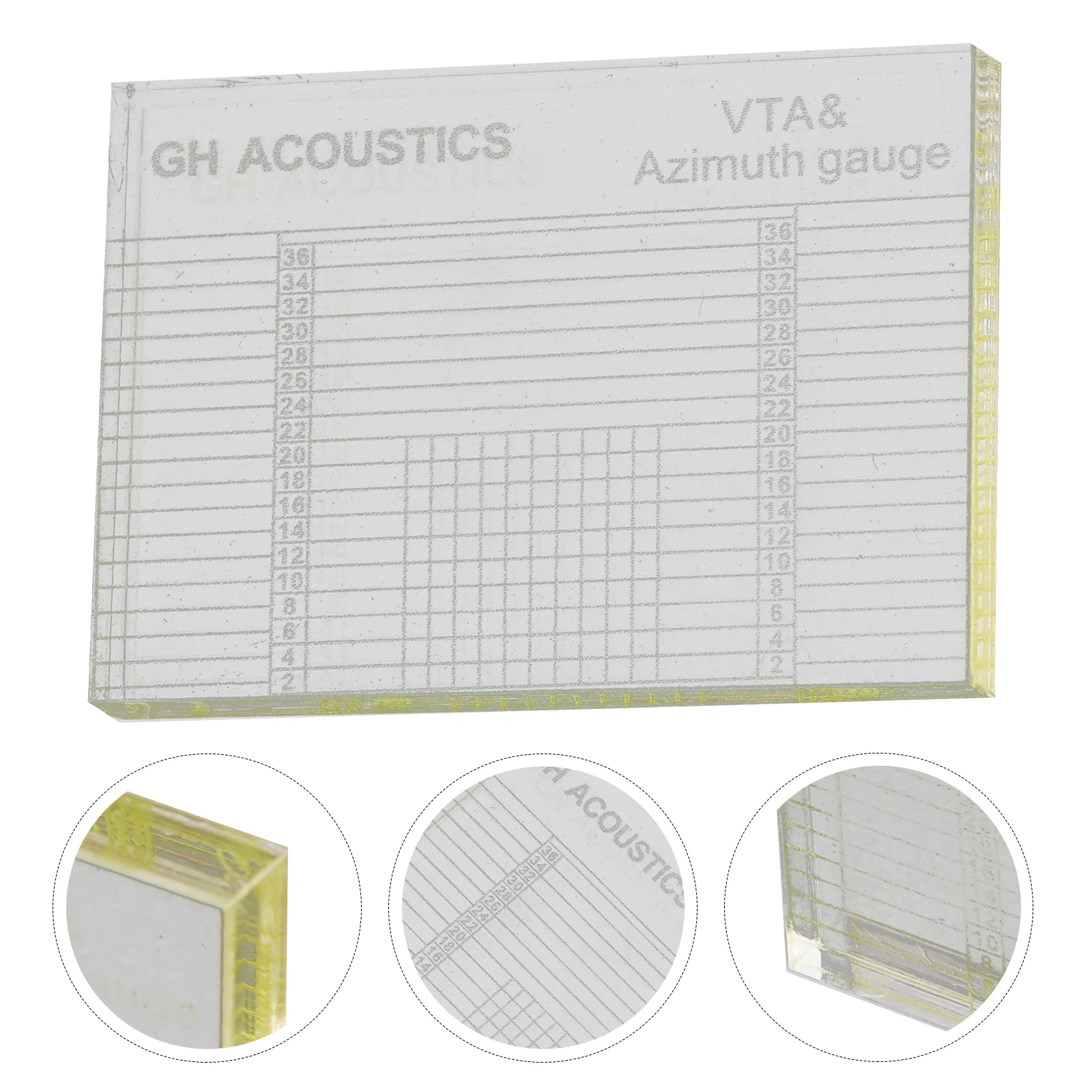 

Ruler Vinyl Accessory Calibration Alignment Protractor Recorder Gauge Cartridgepickup Acrylic Record Adjustabletool Detection