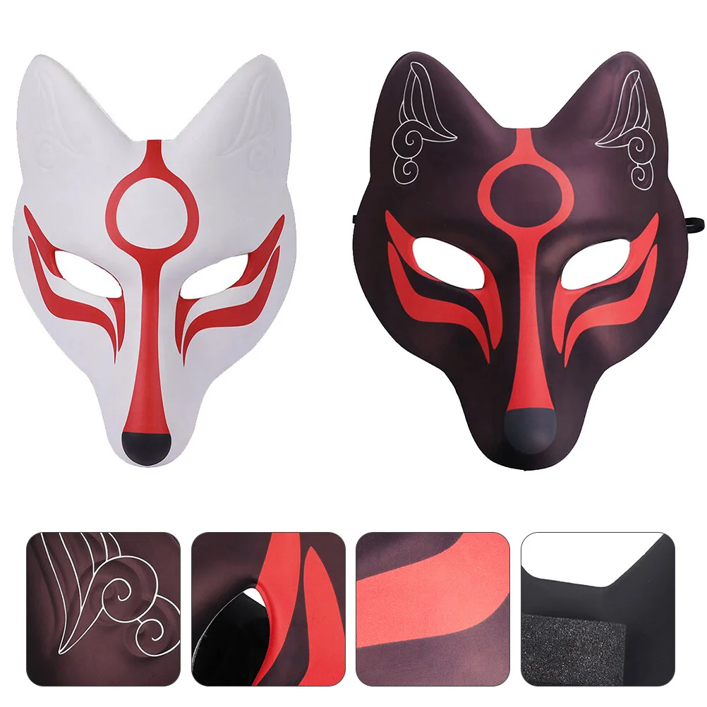 

2pcs Japanese Kabuki Japanese Traditional Kimono Accessories for Masquerade Parties Costume Accessory