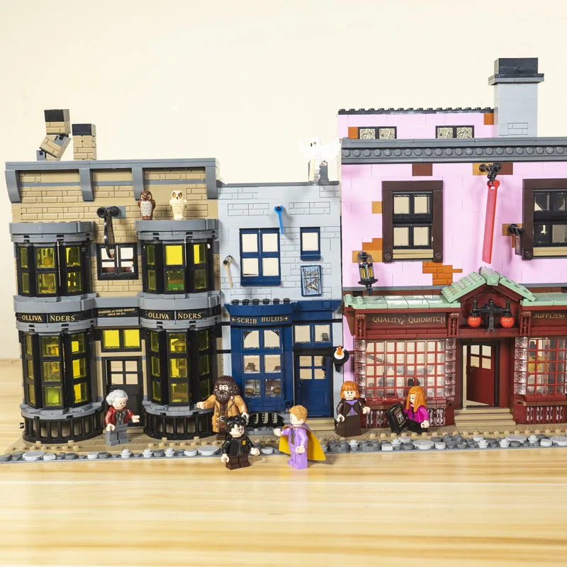 

Diagoned Alley Building Bricks Classic Movie Series Model Kids DIY Toys Children Christmas Gifts blocks & model building toys