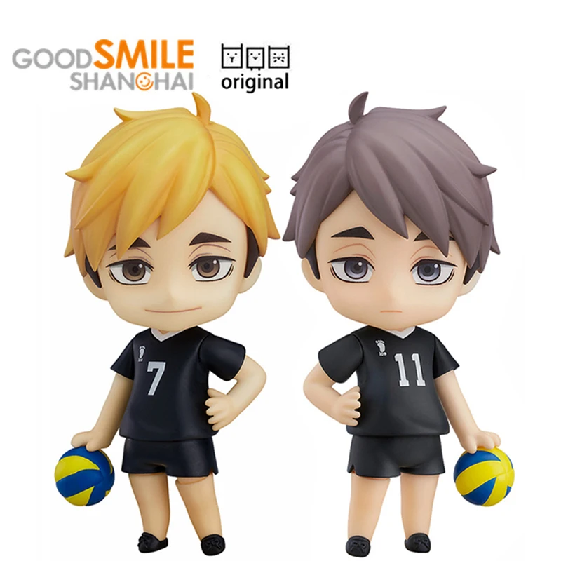 

In Stock Good Smile Haikyuu!! Nendoroid 1403 1443 Miya Atsumu Miya Osamu GSC Original Action Dolls Anime Figure Model Toys