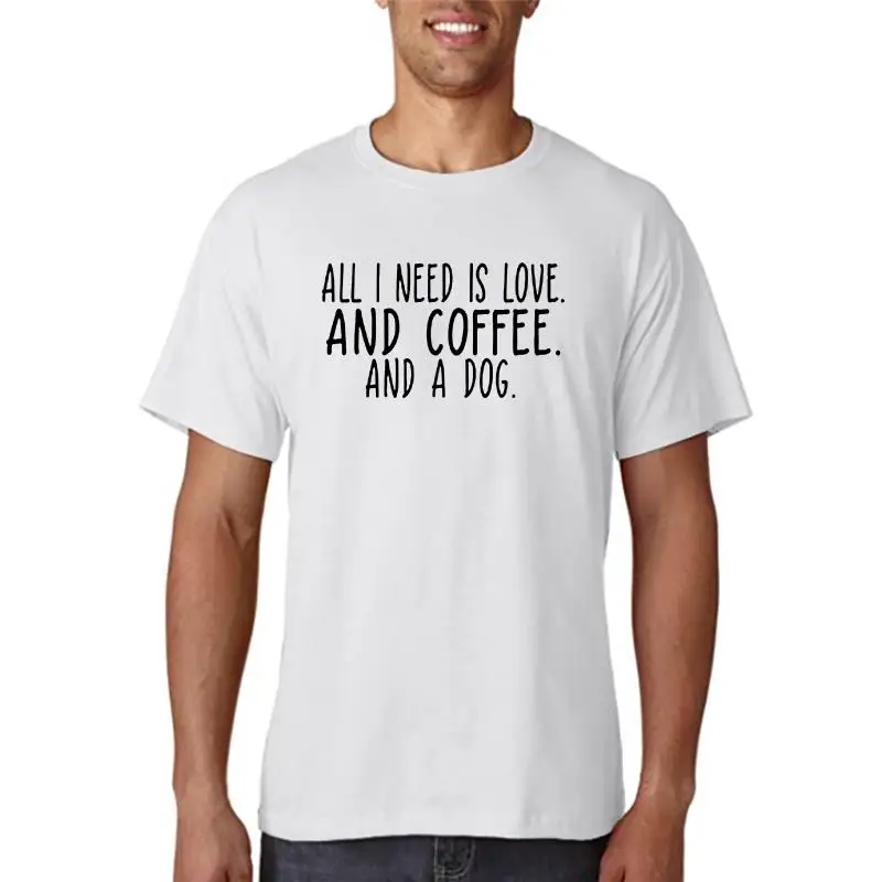 

Все, что мне нужно, это футболки Love, Coffee и Dog