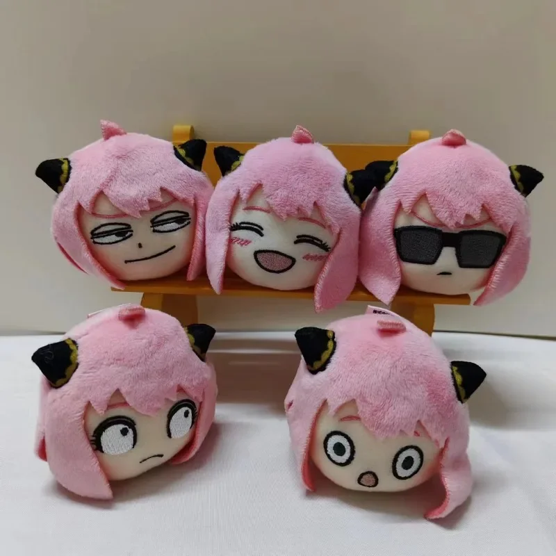 Kawaii SPY×FAMILY брошь плюшевая кукла аниме забавное выражение игрушка милая детская