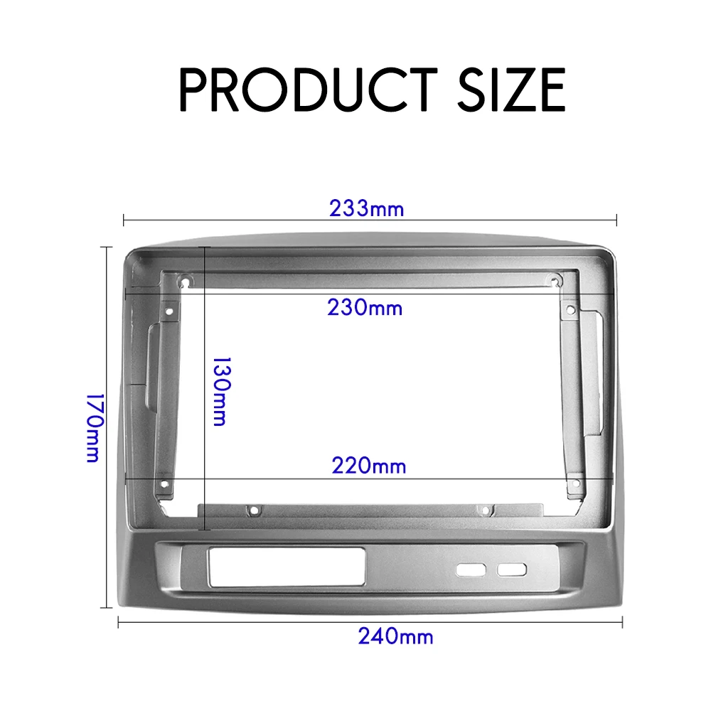 Автомобильный радиоприемник для TOYOTA VIOS 2004-2007 DVD стерео рамка адаптер монтажная
