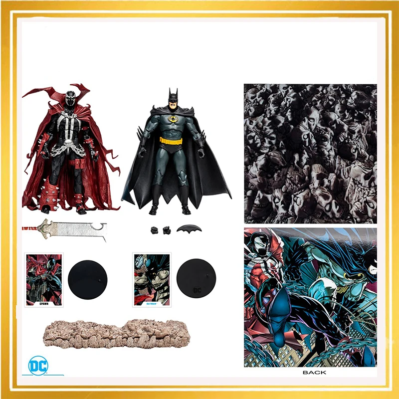 

Original In Stock Mcfarlane Batman & Spawn Mcfarlane Comics Action Figures 2 Pack Hobby Collection Dc Multiverse Collectible