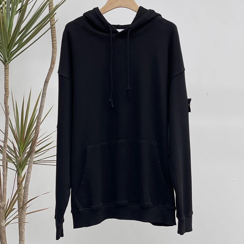 

2022 High Quality Comfortable Autumn Winter New Men's Fashion Trend Solid Color Hooded Warm Mens Size Sweatshirt