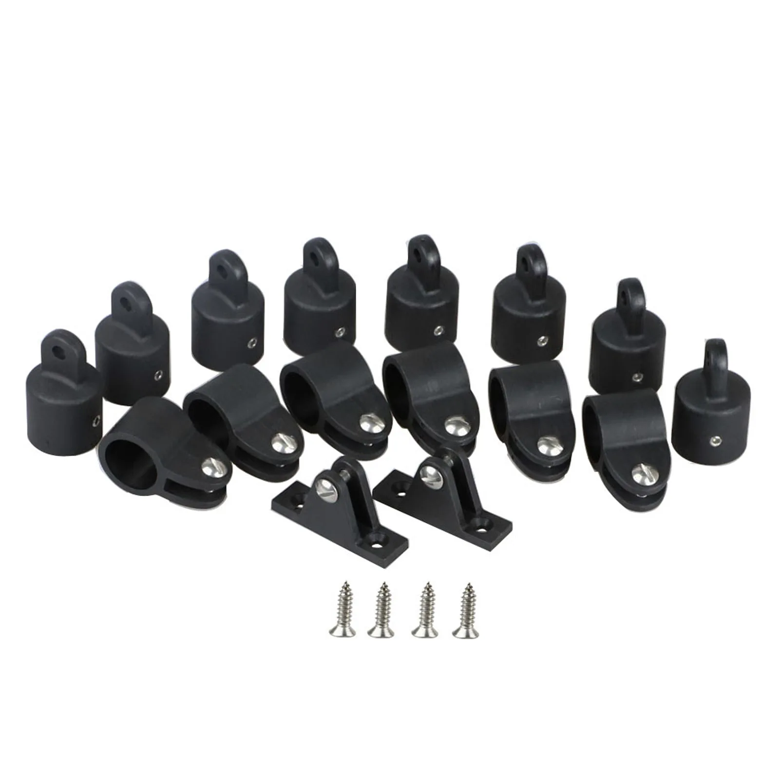 

16pcs Water Sports Replacement Parts Boat Fittings Repair Canoe Jaw Slide Easy Install Awning Hardware Set Screws Kayak Sailing
