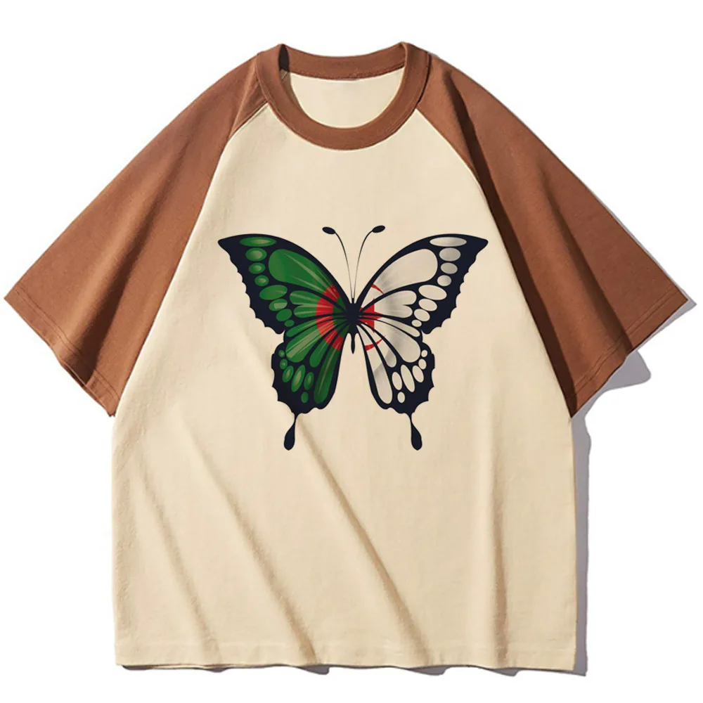 Алжирская футболка для девочек 2000-х годов пастельная дышащая цифровая