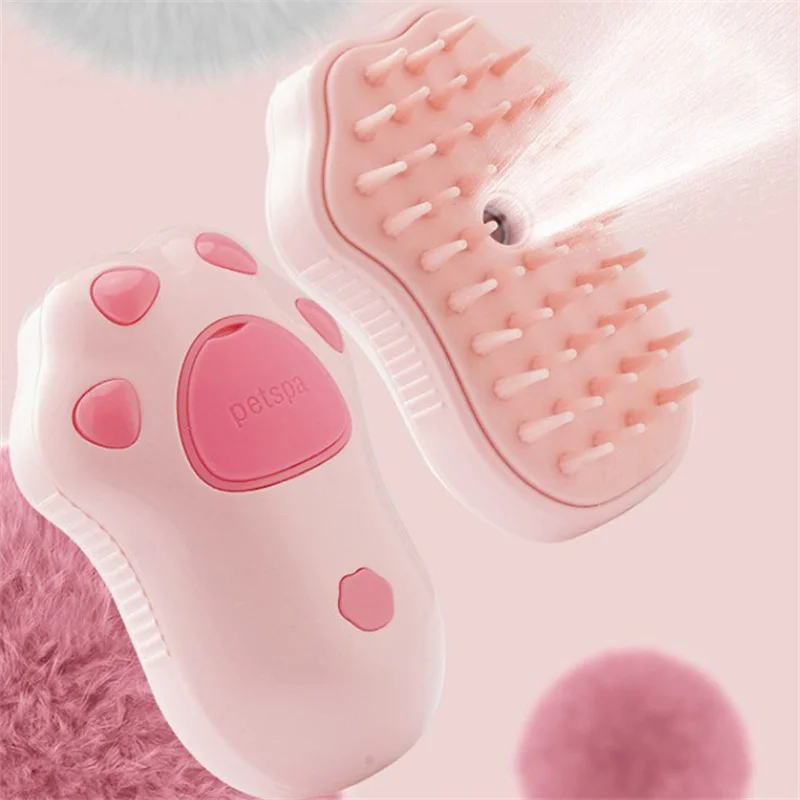 Домашний спрей от блох животных в форме лапы для кошек и собак массажные расчески