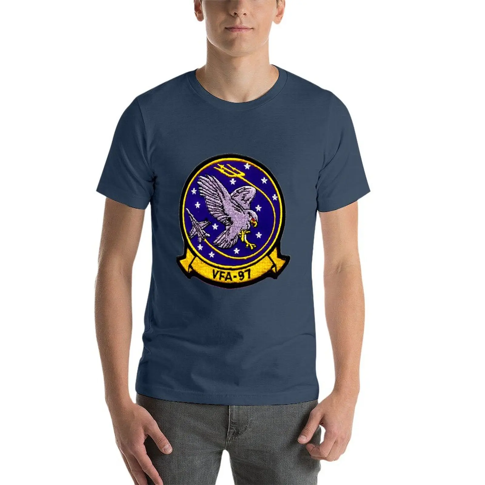 Фото VFA-97 Warhawks Patch футболка аниме футболки дизайнерская футболка №4