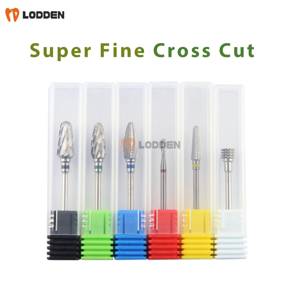 5 шт. стоматологические сверхтонкие боры из карбида вольфрама с перекрестной