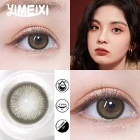 yimeixi 10pcs5 pairs daily disposable myopia colored lenses with diopter natural eyes contact lens high quality fast shipping