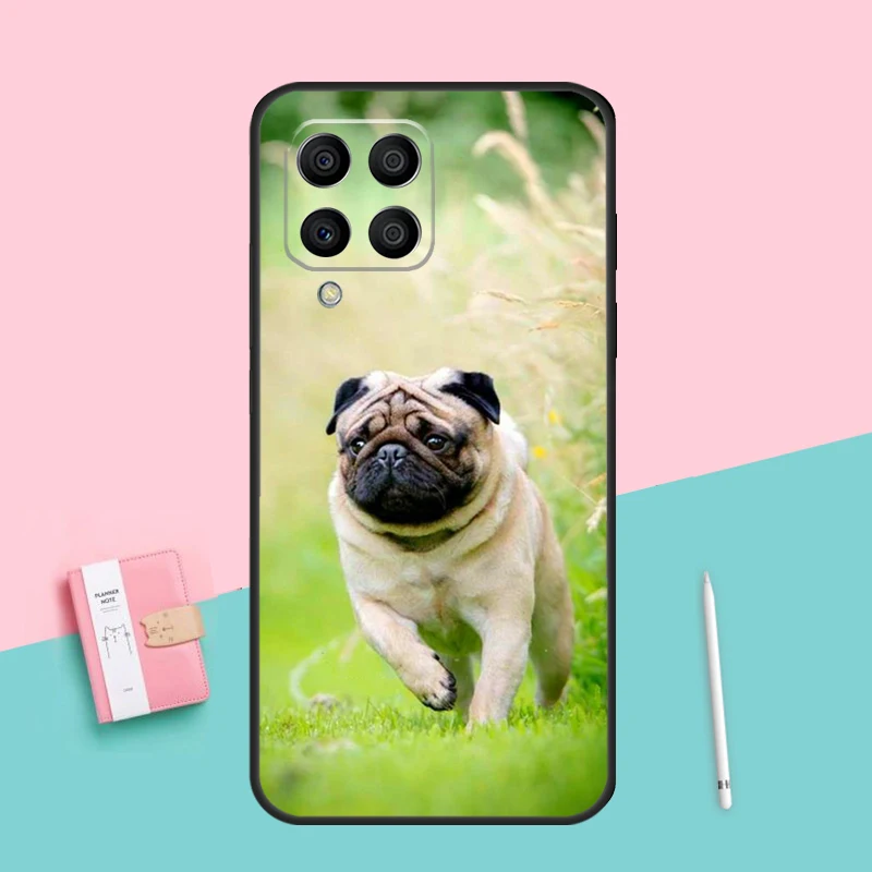 Чехол для телефона Pug Dog с французским бульдогом Samsung Galaxy M53 M33 M23 M13 M12 M22 M32 M52 M20 M14 M54