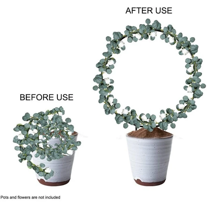 

Garden garden plant bracket climbing iron support wire metal garland heart-shaped circle indoor and outdoor