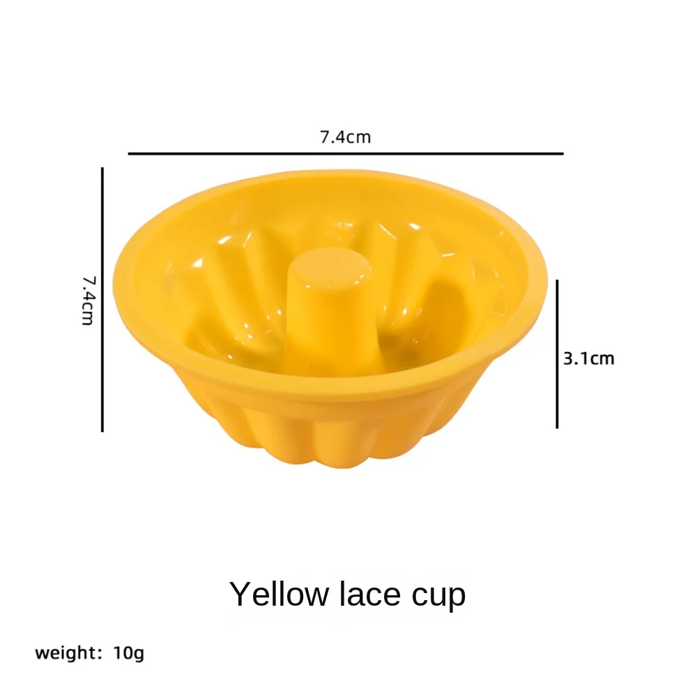 

Cake Pudding Cup Food Grade Silicone Material Easy To Handle Baking Supplies Silicone Mold Soft And Resilient Marfen Cup