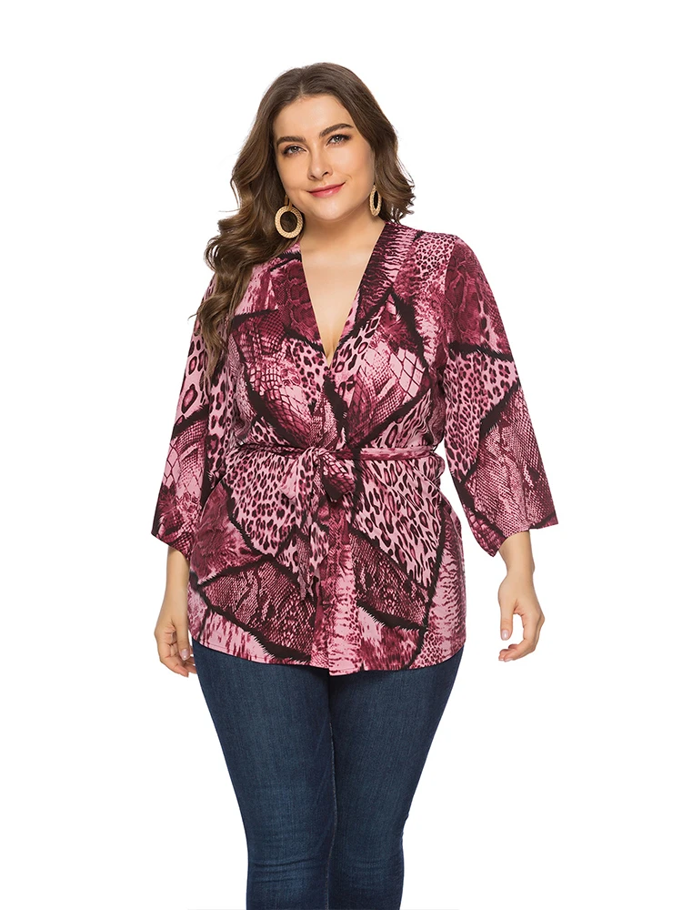 2022 Short Sleeve For Women's Tunic Peplum Fashion Tops Leopard print Blouse Tee Plus Size Women Clothing Summer Casual T Thirt