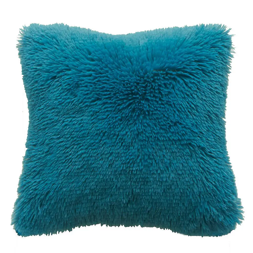 

Плюшевая декоративная наволочка 43x43 см