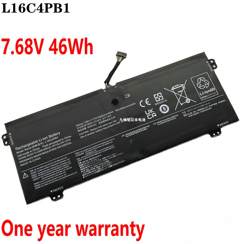 

7,68 V 46Wh абсолютно новый L16L4PB1 L16C4PB1 L16M4PB1 Аккумулятор для ноутбука Lenovo Yoga 720-13IKB 13IKBR 15IKB 730-13IKB 5B10M52739