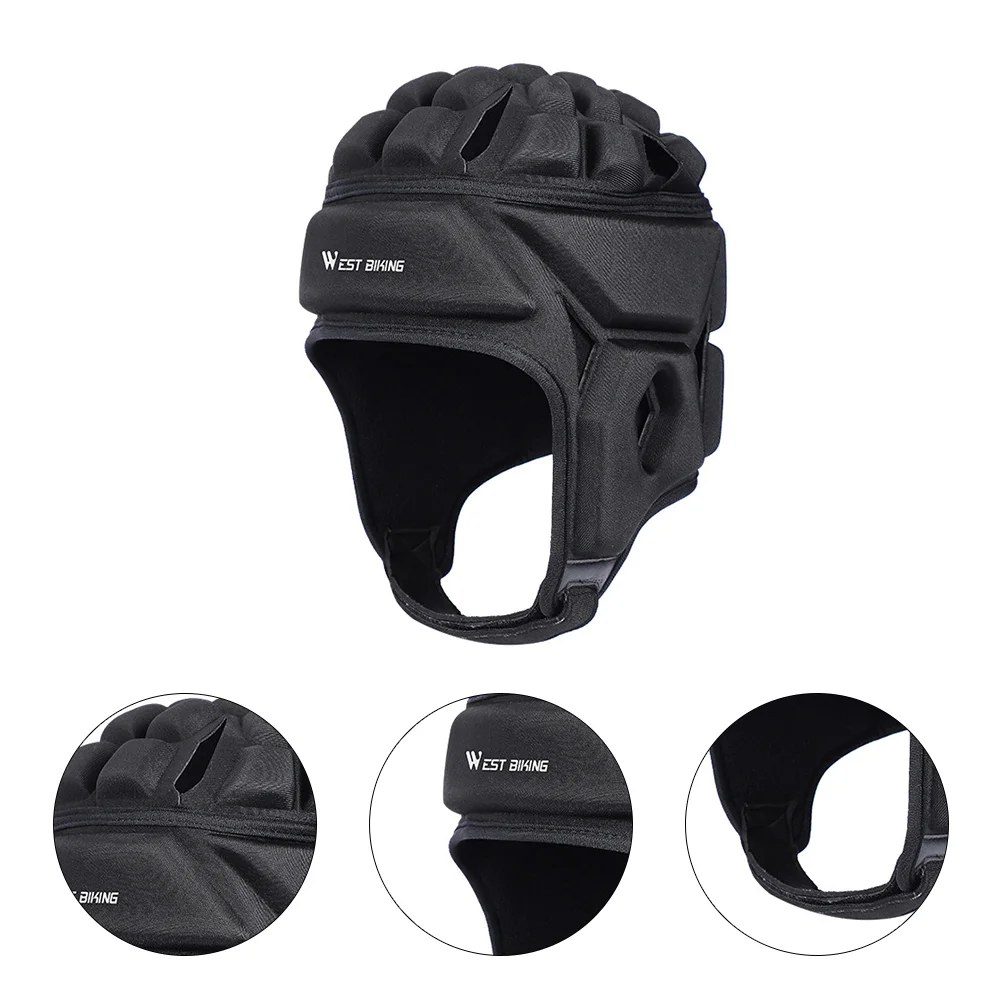 

Headgear Soft Rugby Soccer Headguard Football Head Cap Goalkeeper Scrum Padded Shell Protection Sports Hockey Headguards Goalie