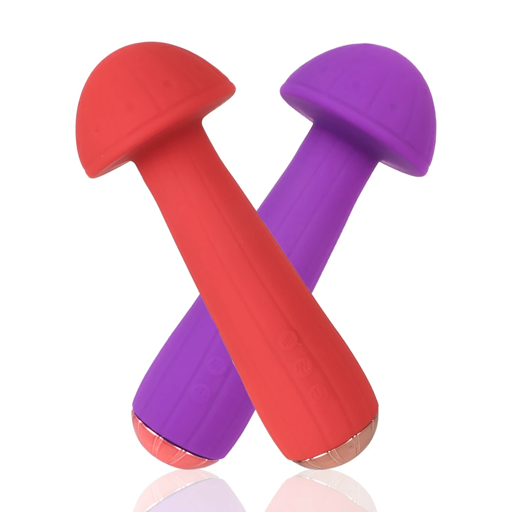 

15cm Automatic Rotating Mushroom Vibrators for Women Nipple Clit Toys Vaginal Anal Plug Short Dildo Female Masturbator Sex Shop
