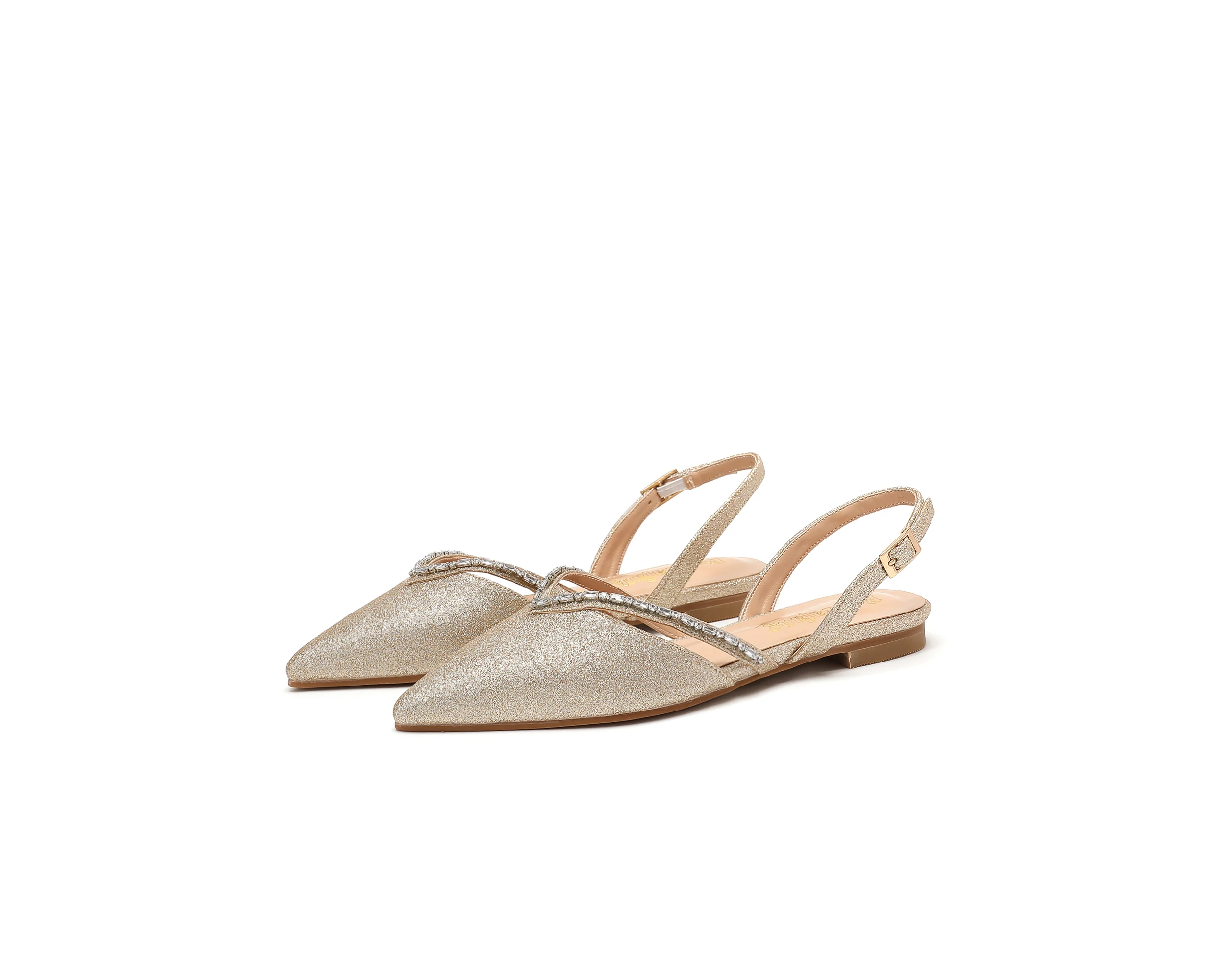 Женские сандалии VIOCNE на плоской подошве роскошная обувь с острым носком и