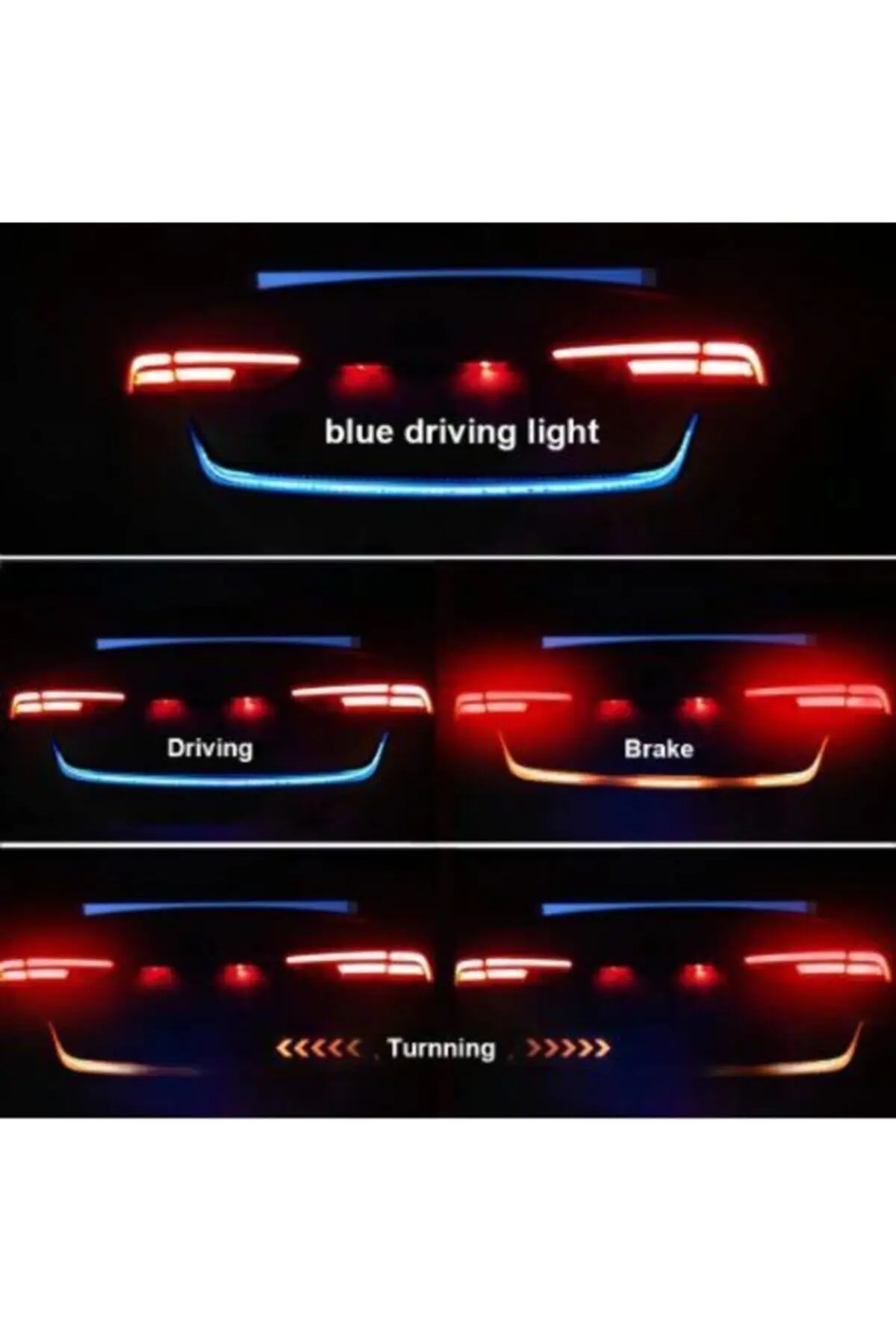 Совместимый багаж VW T4 1997-2004 шесть раздвижных светодиодов | Освещение