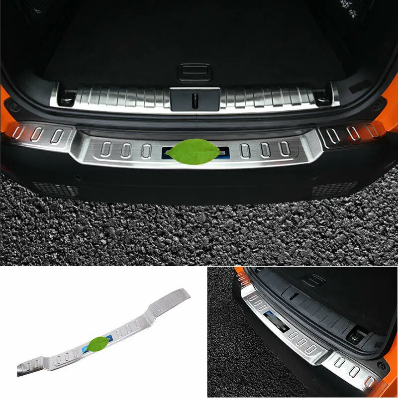 

For 2015-2020 Jeep Renegade Silver Steel Rear Bumper Protector Guard Trim 1pcs