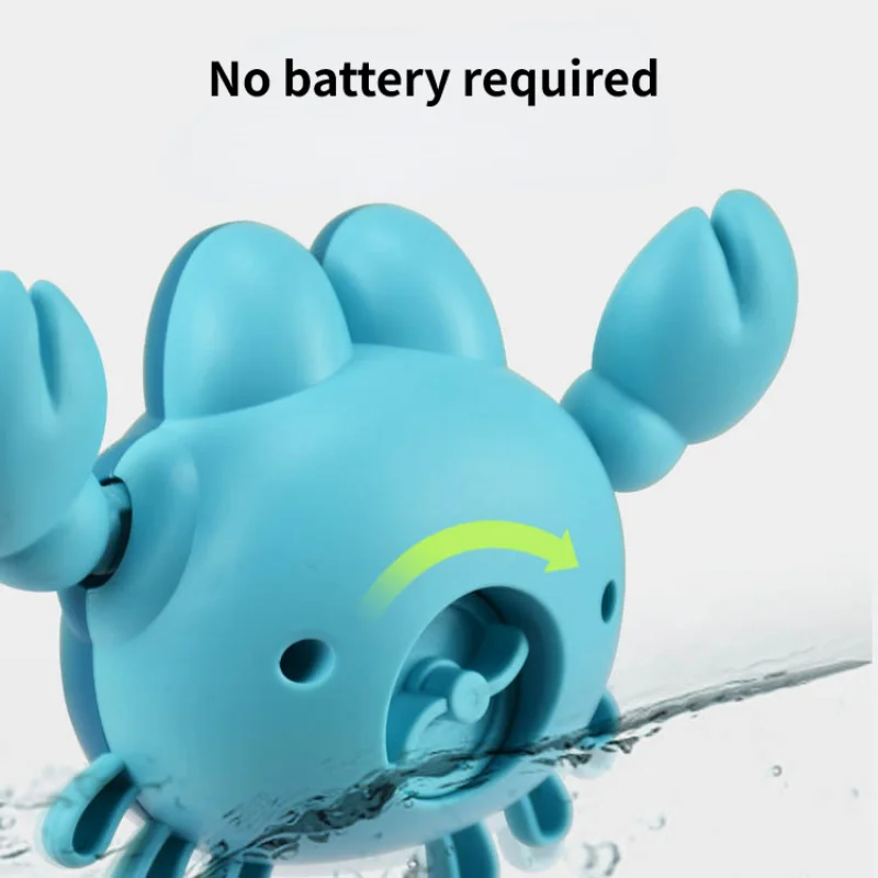 Children's Bath Toys Cute Clockwork Crab Baby Toddler Toys Bathroom Swimming Birthday Gift