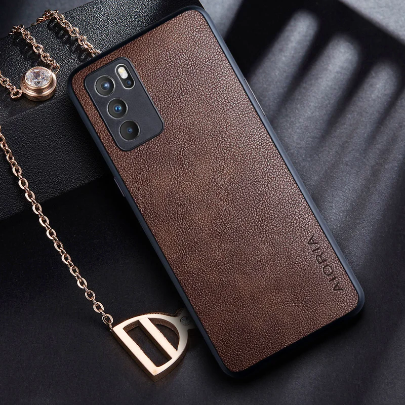 

Женская Кожаная Обложка для Oppo Reno 6 Pro Reno6 Pro Lite чехол 4G Retro business PU