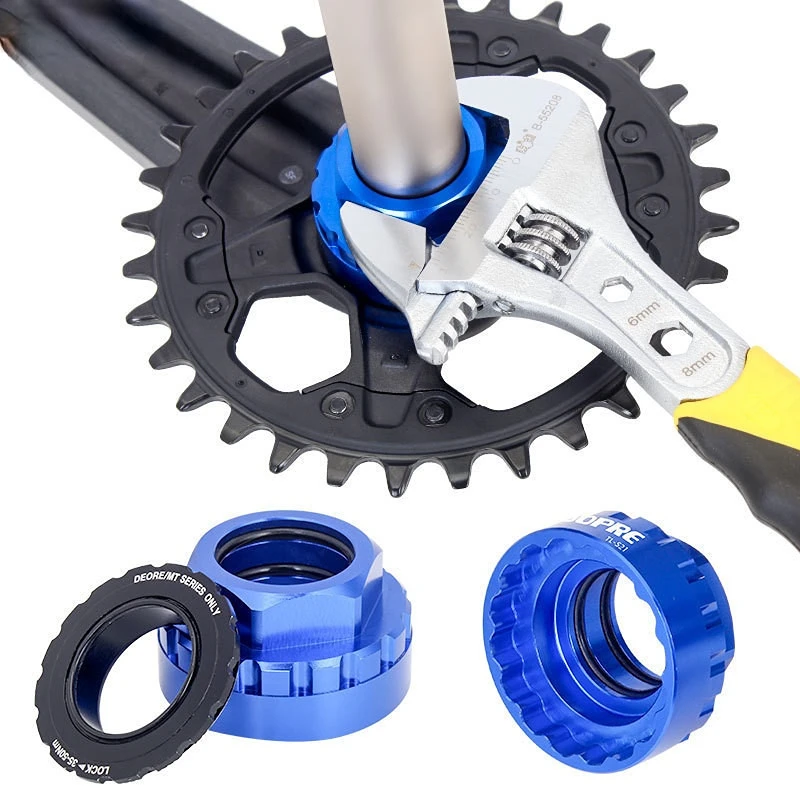 

Bicycle 12Speed Chainring Lock Ring Adapter Removal Tool Direct Mount Chainring Installation Tools For M7100 M8100 M9100