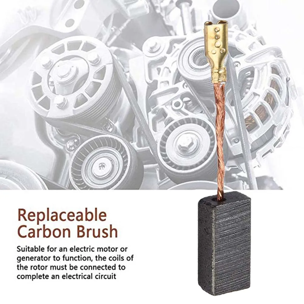 

Use WearResistance Carbon Brushes With wire leads and brush springs attached 8pcs For Bosch Angle Grinder Carbon