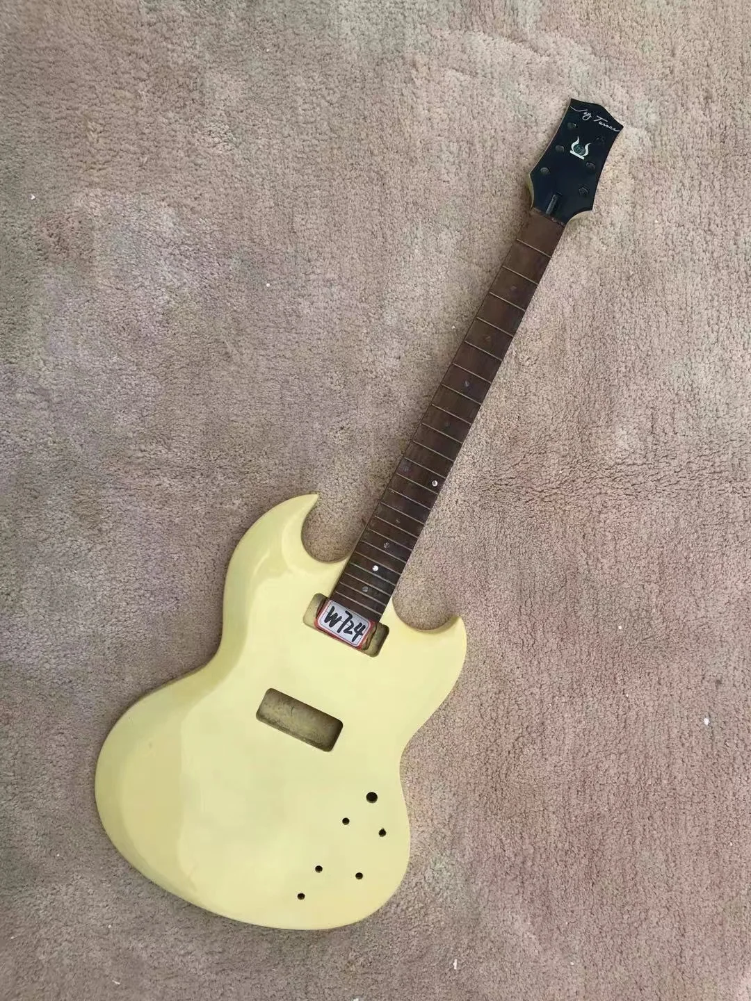

DIY (Not New) Custom Jay Electric Guitar for P90 Pickups without Hardwares in Stock Discount Free Shipping W724