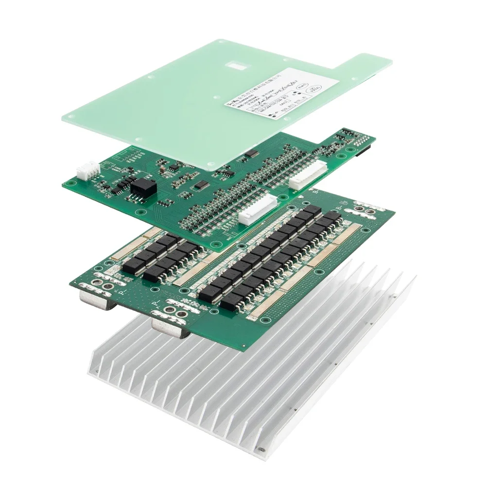 Литий-ионный аккумулятор 13s 14s 15s 16s 48v 100a 200a 240a inteligente bms 100amp 485 uart gprs bt li