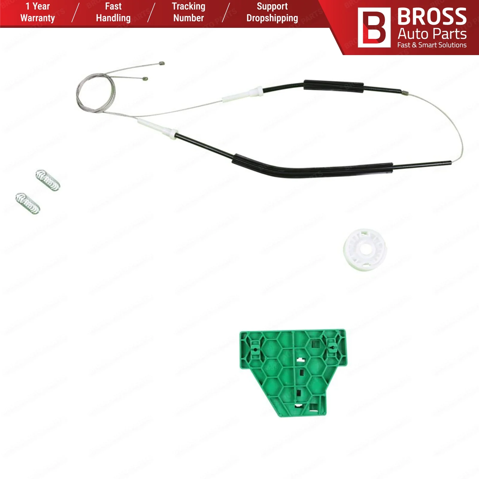 Запчасти для автомобилей Bross BWR273 электрический стеклоподъемник комплект ремонта