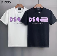 graphic tee 2022 fashion brand dsquared2 mens premium cotton printed short sleeve t shirt dt995